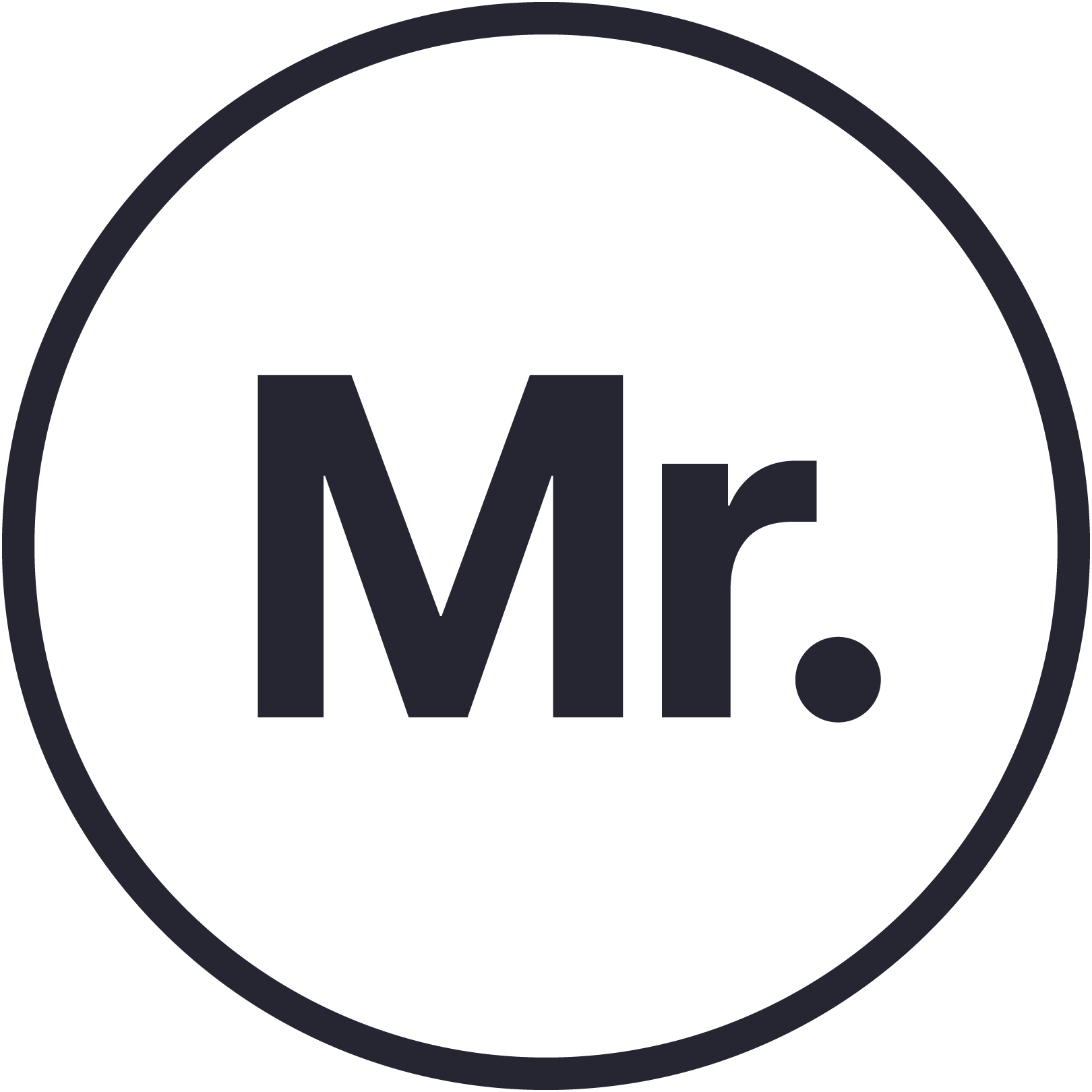Mr Brand Logo Blue